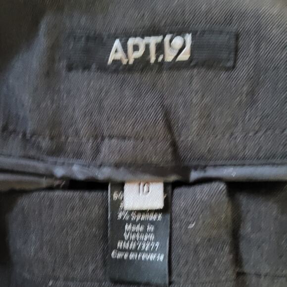 Dark Gray Wide Leg Dress Pants Size 10 - Picture 4 of 4